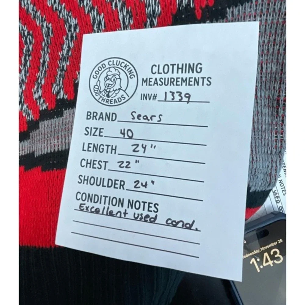 Sears description bold
